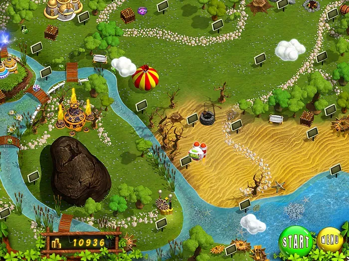 Colorful match-3 game