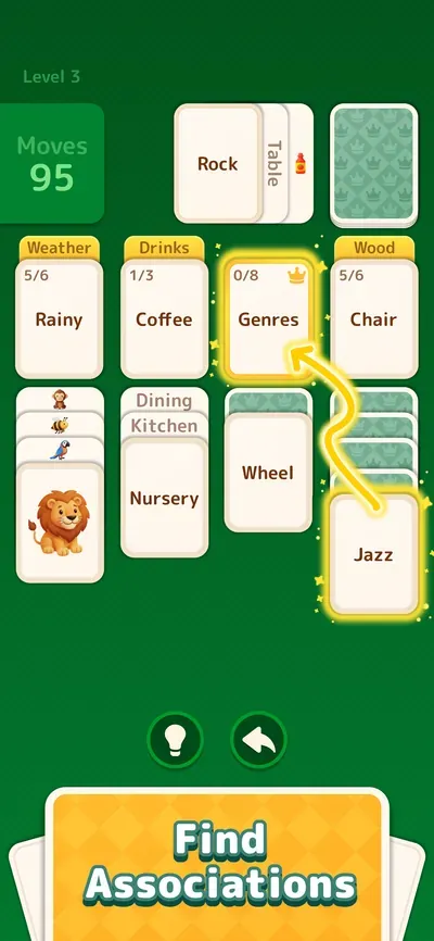 Word Solitaire card game